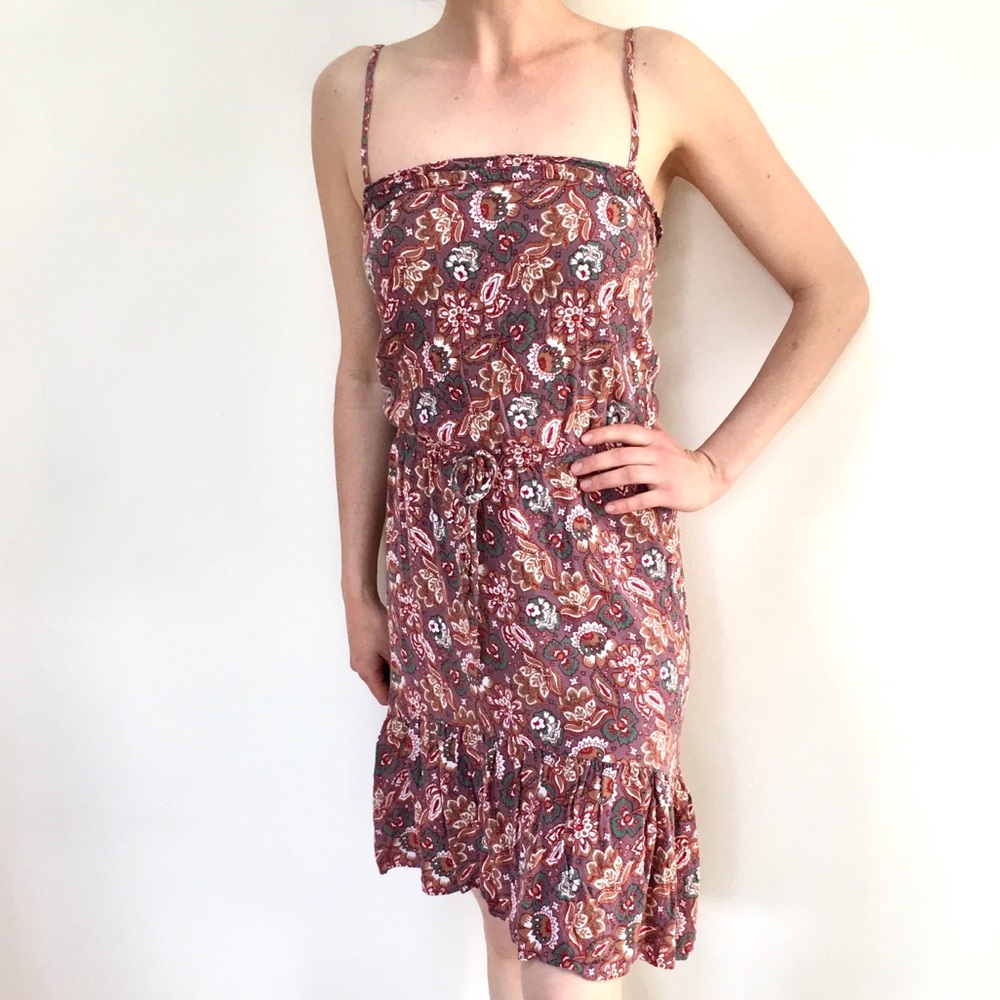 Floral high low dress